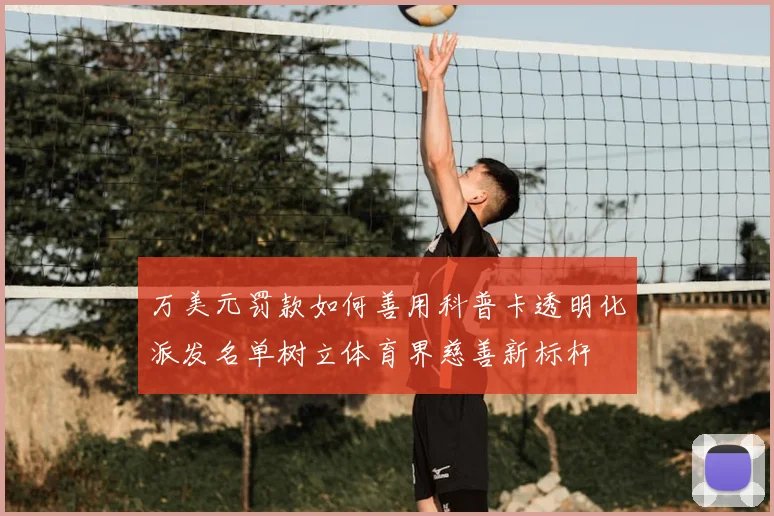 万美元罚款如何善用科普卡透明化派发名单树立体育界慈善新标杆